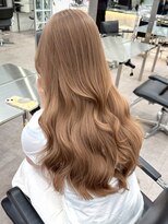 サンク 原宿 表参道(cinq)&nbsp;表参道ミルクティーベージュレイヤーケアブリーチベージュカラー