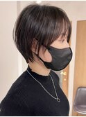 似合わせ小顔ショートボブグレージュ20代30代40代吉祥寺*滝田*