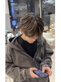 MEN’S HAIR/波巻きツイストスパイラル/リバースセンターパート