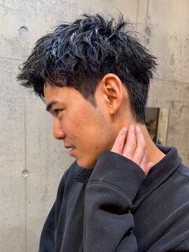 ナループロアオハナ(Nalu pu loa ohana) メンズカットアクティブショートシャドウパーマ