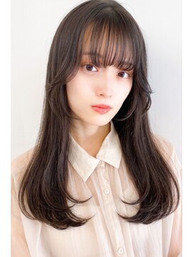 ディーヴァヘアーエズ(DIVA hair Eze) 小顔顔周りカット◎アッシュベージュ×透明感ロングレイヤー