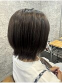 【日光市美容室/メンズ/イルミナカラー/白髪ぼかし/パーマ