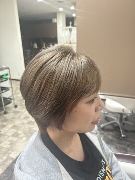 グランヘアー 神居店(GRAN HAIR) ショート×グレージュカラー