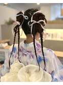 【ヘアセット】お祭りスタイル