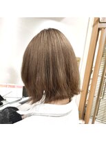 ネオリーブサイン 大森店(Neolive sign)&nbsp;１回ブリーチでできるミルクティーグレージュ　大森