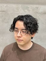 サームマン 人形町(SARM MAN) 柔らかな毛流れで魅せるメンズニュアンスパーマショート
