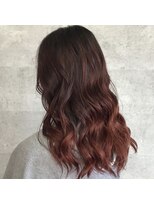 ヴィヴ(VIVE)&nbsp;ワインレッドグラデーション