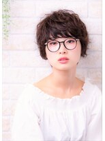 ソア 武蔵小杉(SOAR)&nbsp;毛先パーマネオウルフ小顔外ハネボブアッシュブラウン