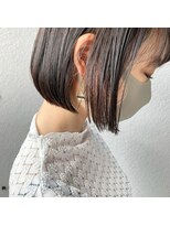 シェリムボート(Cherim boat)&nbsp;インスタ人気小顔ボブ☆　前下りボブ透明感カラー束感♪