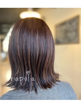 ルポル 大通店(rupolu) オレンジハイラトボブ