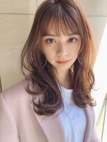 エレノア トーキョー 恵比寿(ELEANOAH TOKYO) くびれ美人ヘア ショコラベージュ 魅力倍増カール ベビーバング