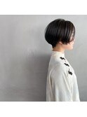 #刈り上げマッシュショートのセクションカラー