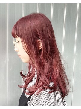 ジュリエッタ(giulietta) ロング×ブリーチ×チェリーピンク