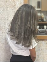 ジンク (HAIR-DESIGN ZiNK) 外国人風ゆるふわセミロング