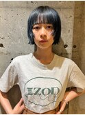 【ブルーカラー　レイヤーボブ】MILK/MURIEL macoto