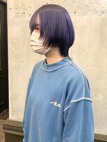 ジョージ(Jo-Ji)&nbsp;ミディアムウルフ マッシュウルフ ラベンダーカラー