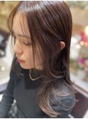シースルーセミロング