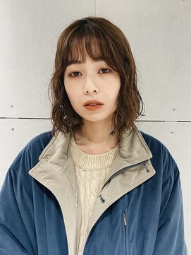 ロジ(loji) ラフなウェーブのボブ×パーマ