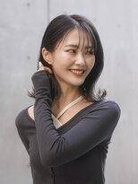 ビュートリアム 梅田(BEAUTRIUM)&nbsp;外ハネロブ/シースルーバング/グレージュ/くびれ/梅田/茶屋町