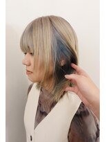 レコ 渋谷(LECO)&nbsp;ペールブルーのインナーカラー