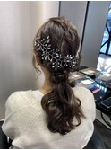 編み下ろしヘア/ヘアセット/ヘアアレンジ