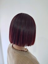 ヘアーアンドメイク ベリーベリー(HAIR&MAKE berry2) Bob×Pink　Red