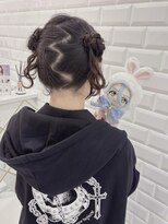 細毛さんでもできるちょこんと可愛いくらげヘア＊まゆ