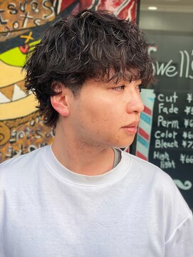 スウェル 船橋店(Swell) ウルフ/アッシュブラック/カルマパーマ/ベリーショート/船橋