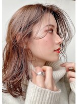 アンブルリュクス 中野(amble luxe)&nbsp;【オレンジブラウン】【人気カラー】【顔周りカット】