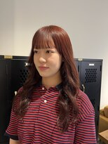 スティル ヘアアンドアイラッシュ(STILL hair&eyelash)&nbsp;アリエルっぽ明るめレッドカラー