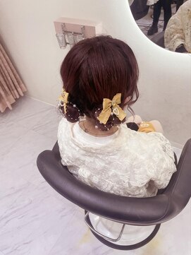 クランリリー 東梅田店(clan lily) ツインお団子/梅田ヘアセット