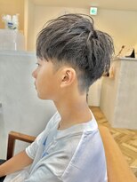 ロミーオム 本厚木(ROMMY. Homme)&nbsp;ツーブロック刈り上げマッシュショート束感メンズヘア