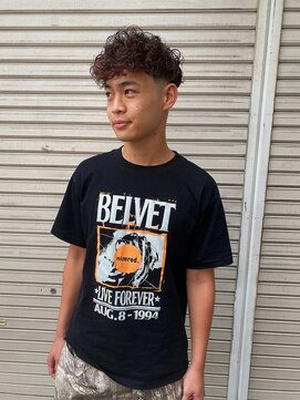 ハイセンス(HISENSE) ダークアッシュニュアンスパーマウルフベリーショート　【GIA】