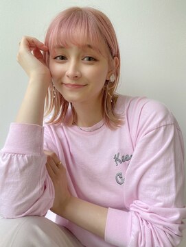 ゲーム 原宿店(GAME) ピンクカラー/ダブルカラー/ ハイトーン /ボブ