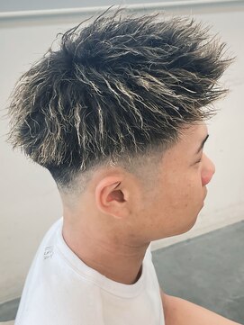 バース バイ ハピネス(BIRTH by happiness) 奈良men'sフェードジェットモヒカン　ツイストパーマ