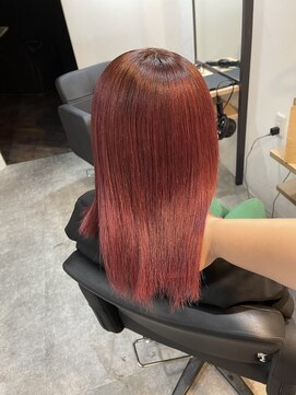 ラフ 難波店(LAFF) #前髪#アンブレラカラー#こなれミディ#イメチェン