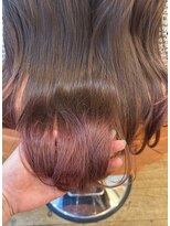 エルムトウキョウ(ELM Tokyo)&nbsp;シルバーベージュ×毛先ピンクのポイントカラー♪