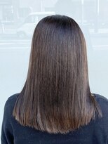 ロエ 元町店(Loe) 髪質改善トリートメント モカブラウン 髪質改善 艶感