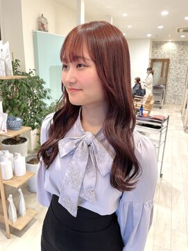 ルーム 郡山店(ROOM) ブリーチ1回~ピンクラベンダーベージュ♪