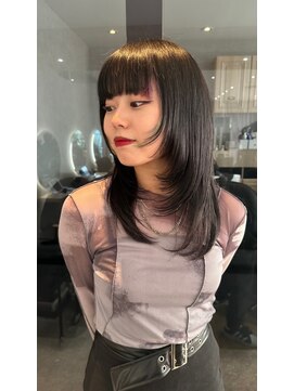 ジーナ 福岡天神(Zina) 福岡天神韓国風レイヤーカット/ハッシュカット