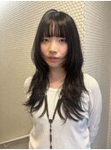 ロングハッシュカット