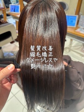 アース 武蔵境店(HAIR & MAKE EARTH) 傷んだ髪でもOK！髪質改善縮毛矯正で叶えるツヤ髪ストレート