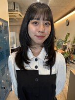 ナループロア ルームー(Nalu pu loa ROOMOO)&nbsp;レイヤーカット/ハッシュカット/ミディアムレイヤーカット