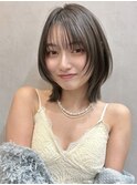 ブリーチなしカラー伸ばしかけヘア簡単スタイリング小顔ヘア