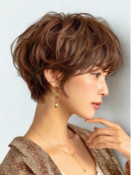 ブレイブ 我孫子(BRAVE abiko)の写真/「オージュアの美髪ケアで、洗練された大人ショートに。」【我孫子/我孫子駅/髪質改善】