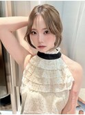 ブリーチなしダブルカラー/韓国ボブ/縮毛矯正/髪質改善/学割U24