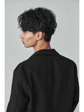 ロンドオム 池袋(Lond Homme) men's/メンズ/ブルーブラック/フェザーパーマ/サーフカール/池袋