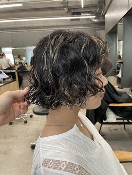 キーチェ 梅田中崎町(keych) ハイライト/レイヤーボブ[中崎町/梅田駅］