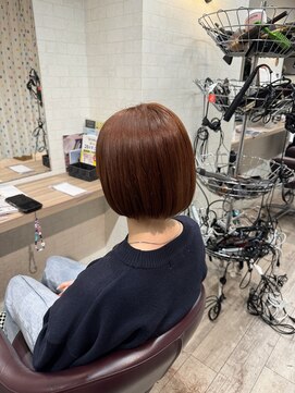 コワファースト長崎シャンプーボーイ 2nd(COIFF1RST 長崎 SHAMPOO BOY) ショートボブ ミニボブ まるみボブ