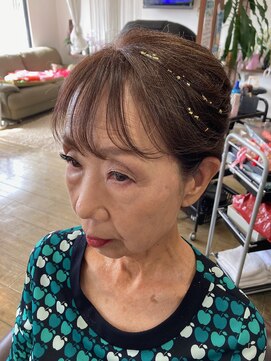 美容室 舞 ヘアセット、メイク